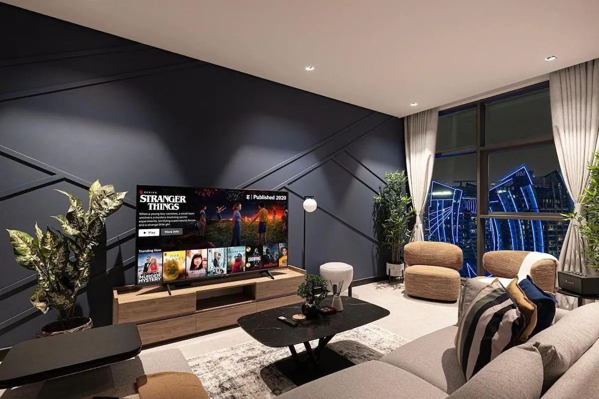 Daire Luxury 2Br Burj Khalifa And Canal View Pool Jacuzzi Dubai Birleşik Arap Emirlikleri