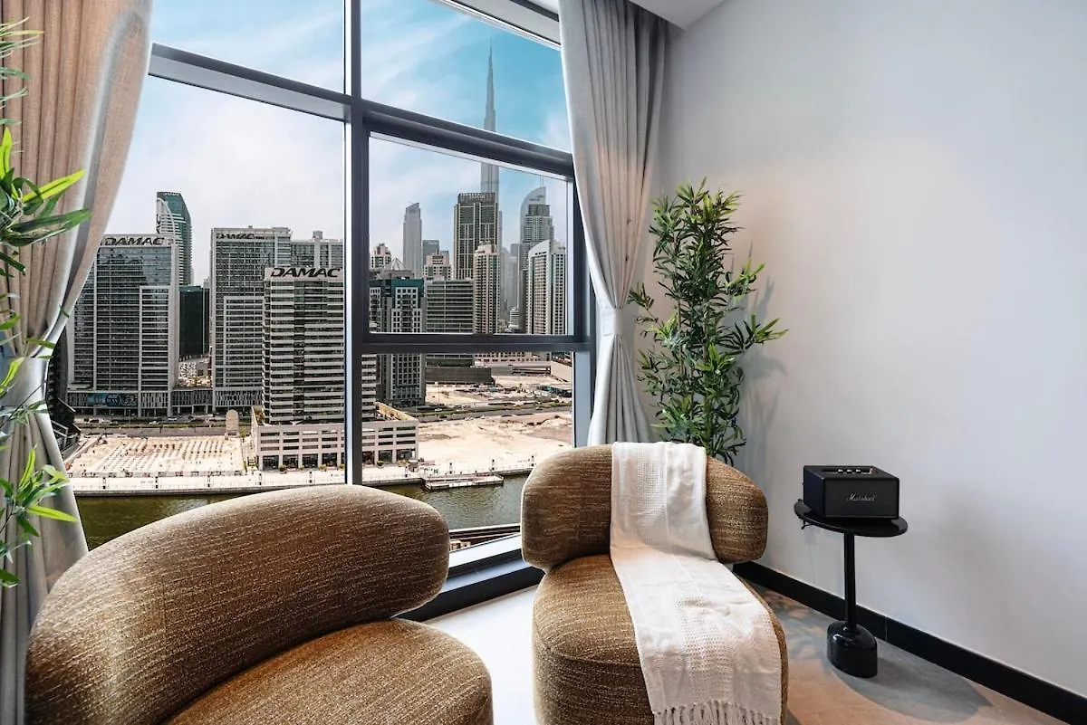 Luxury 2Br Burj Khalifa And Canal View Pool Jacuzzi Dubai