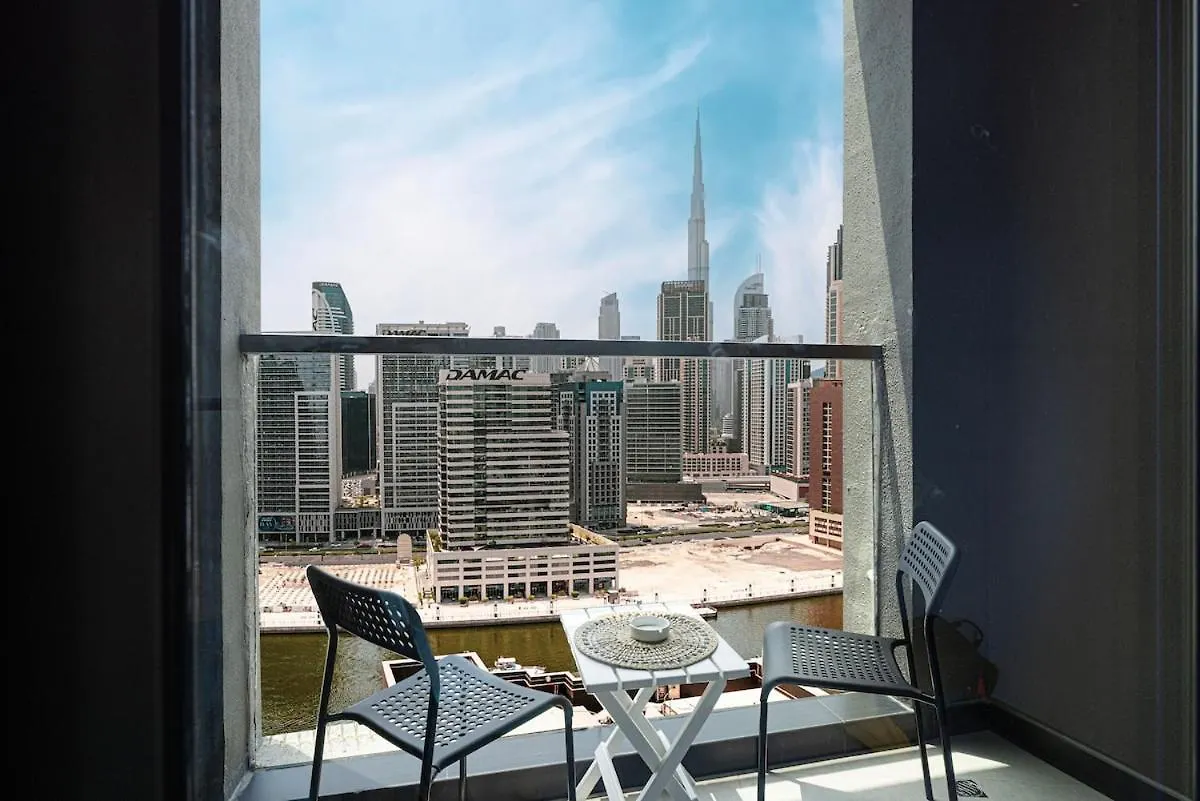 Luxury 2Br Burj Khalifa And Canal View Pool Jacuzzi Dubai